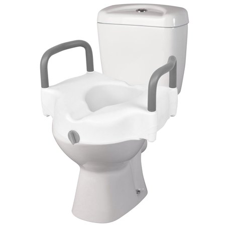 CH-BSRTSLA - ProBasics Raised Toilet Seat with Lock and Arms