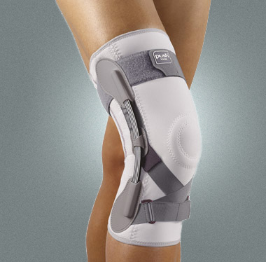 CanOrtho-230105-CanOrtho PUSH Med Knee Brace Size 5 Medial-Lateral Stabilizing / Silicone Beaded/LeafSpring Hinges
