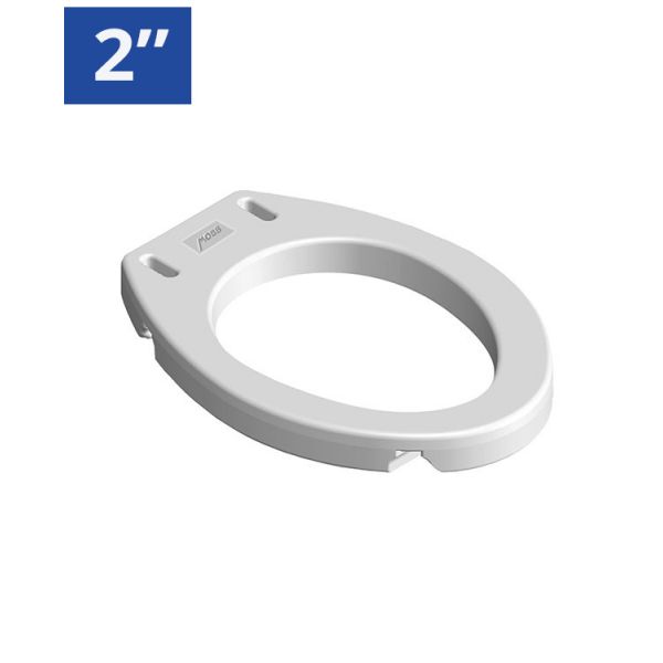 Mobb-MHERTS2 - Mobb 2� raised toilet seat�without lid-Elongated