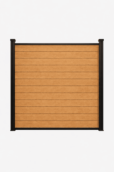 Section clôture composite