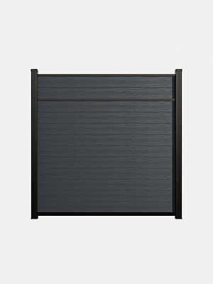 Section clôture composite