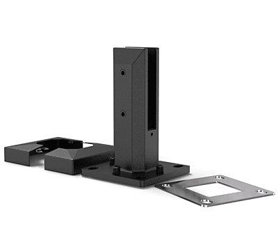 Spigot ajustable noir