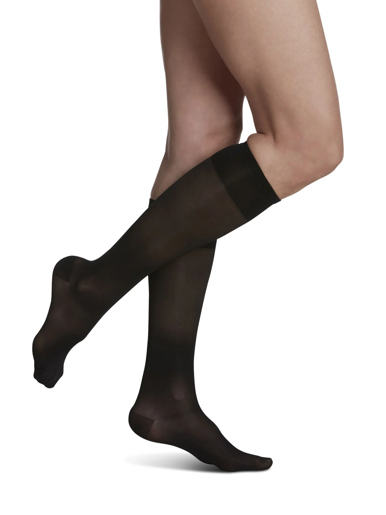 SIG120CB99 - 120C Sheer Fashion 15-20mmHg W B Black